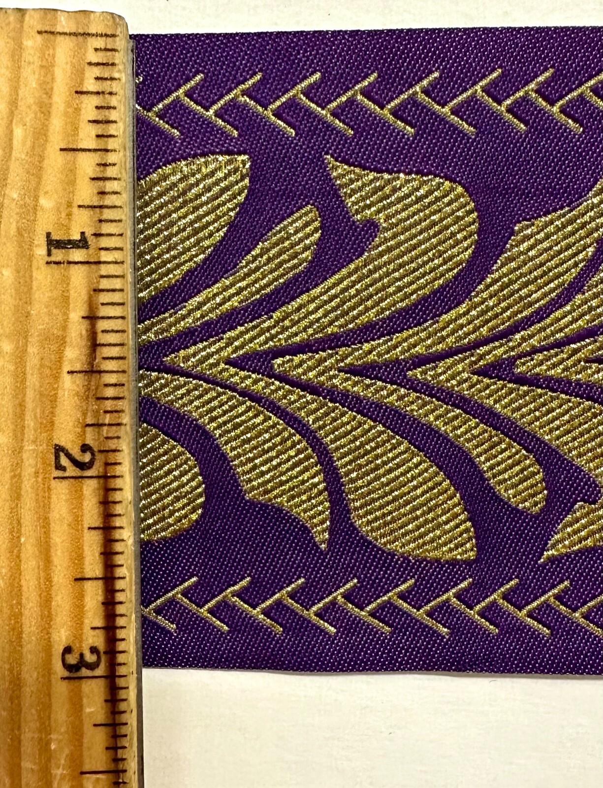 3″ Metallic Jacquard Trim – 8 Continuous Yards!