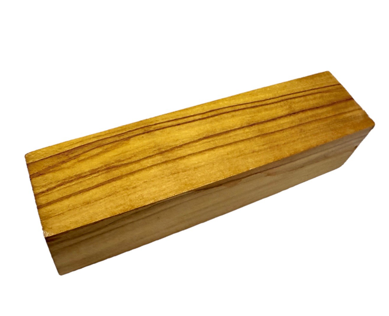 Wild Olivewood blank 1-3/8″ x 1-3/8″ x 6″ dried (n73) See Description