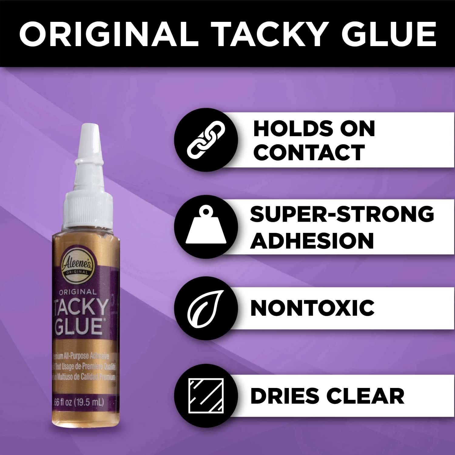 Aleene’s Tacky 5-Piece Trial Pack, All Purpose Glue for Crafts and DIY Projects,