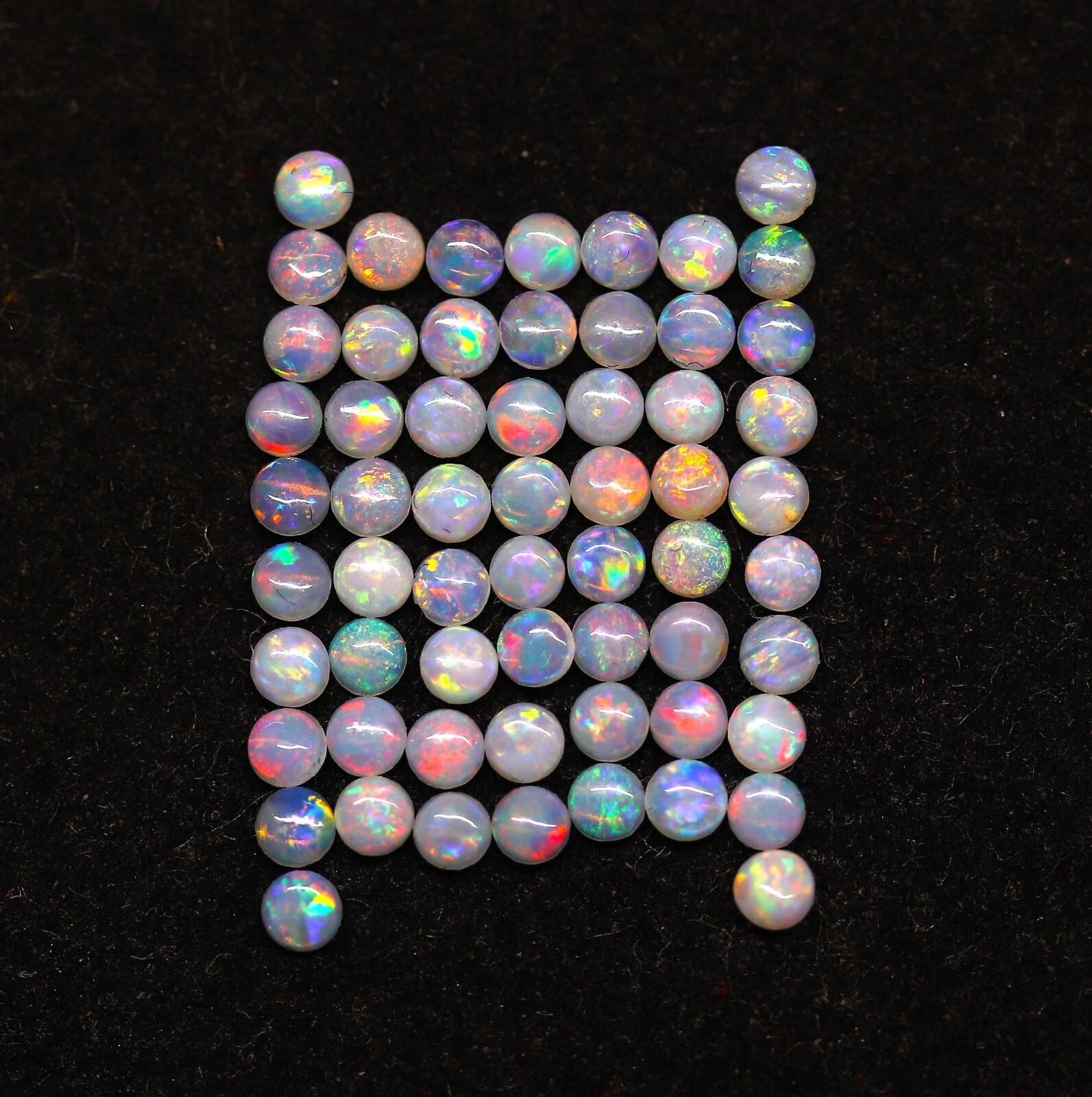 1.5 MM Round Australian Opal Cabochon | Authentic and Excellent cut and polish