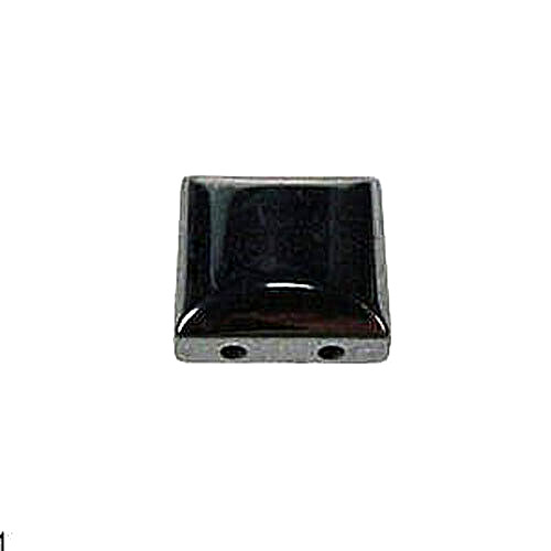 AAA HEMATITE Jewelry Beads 10MM SQUARE 2 HOLE SPACER For Bracelet 10X10MM 50 Pcs