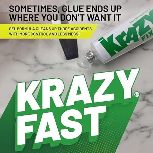 Super Glue Remover Gel 0.3 oz Tubes Plastic Spatula Included for Wood Plastic