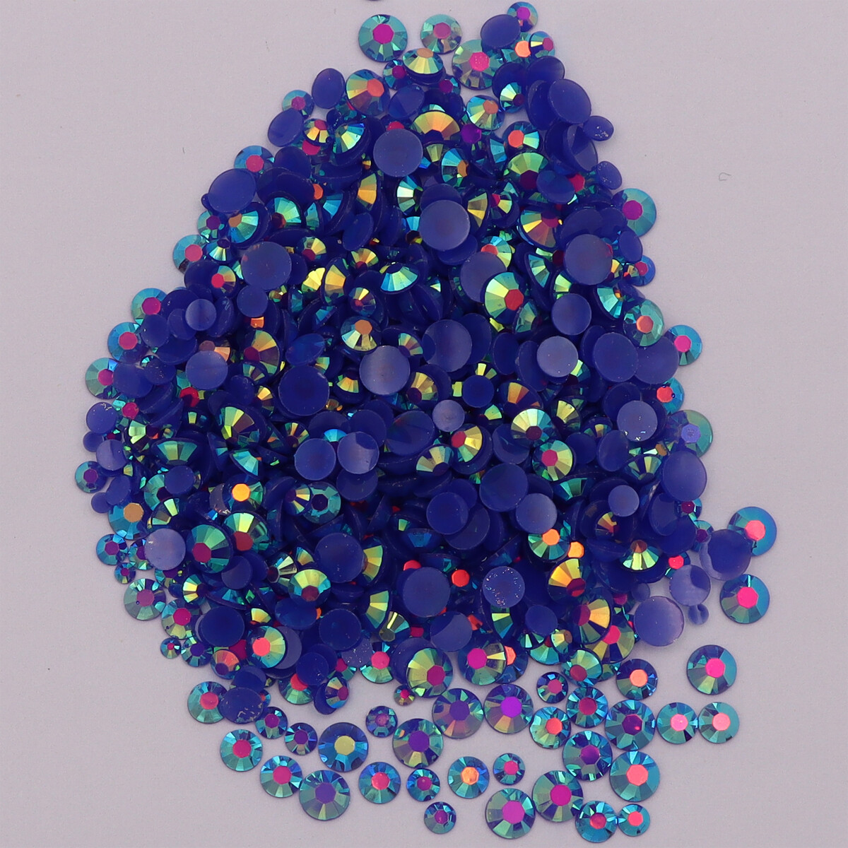 Resin Non Hot Fix Rhinestones Flat Back Gem Plastic Crystals Trimming For Crafts