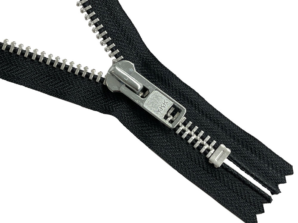 YKK #10 Aluminum Metal Closed End Zippers Extra Heavy Duty Color Black 6″ – 36″