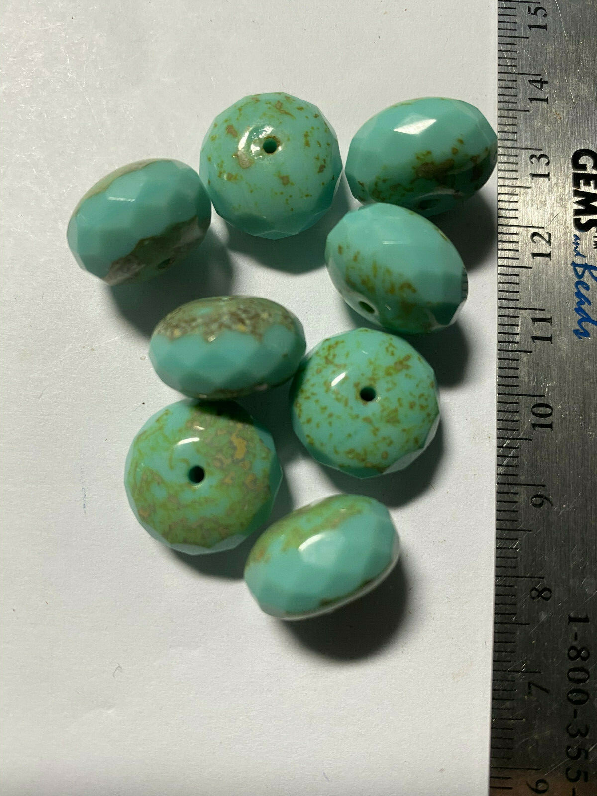 Czech Fire Polished Rondelles, Rivolis and Bicones UPICK