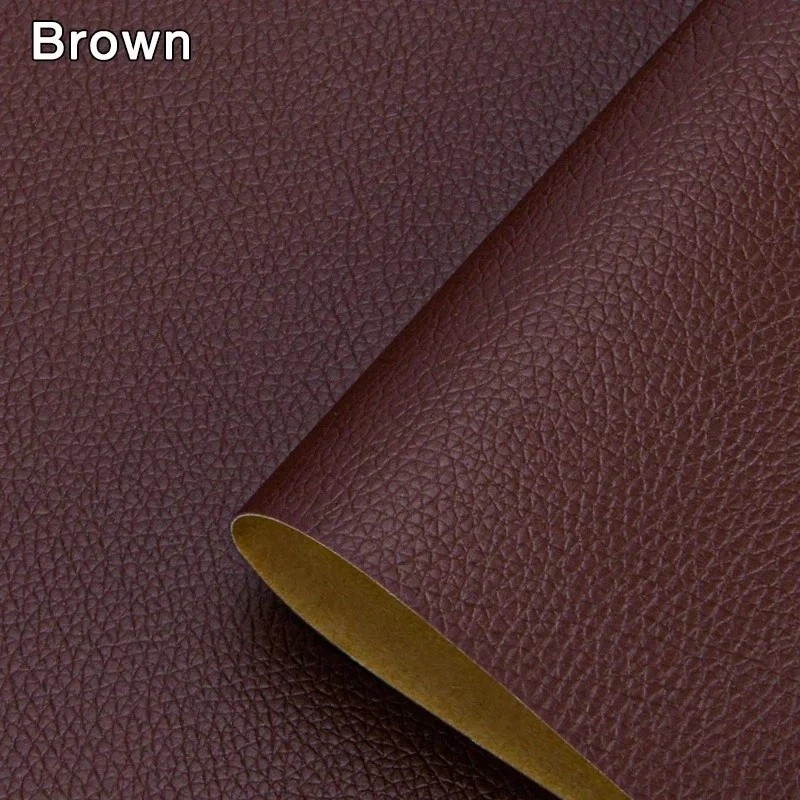 Self Adhesive Vinyl Faux Leather Fabric Repair Patch Kit for Car seat Sofas