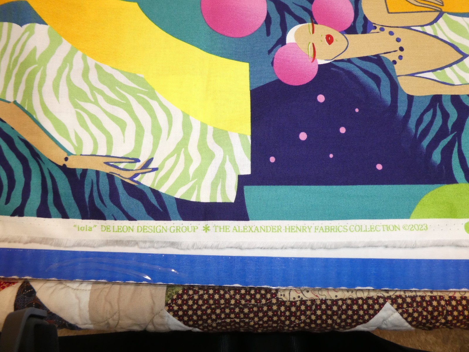 Alexander Henry Lola print, 2023, art deco girl Miami — 5 yards