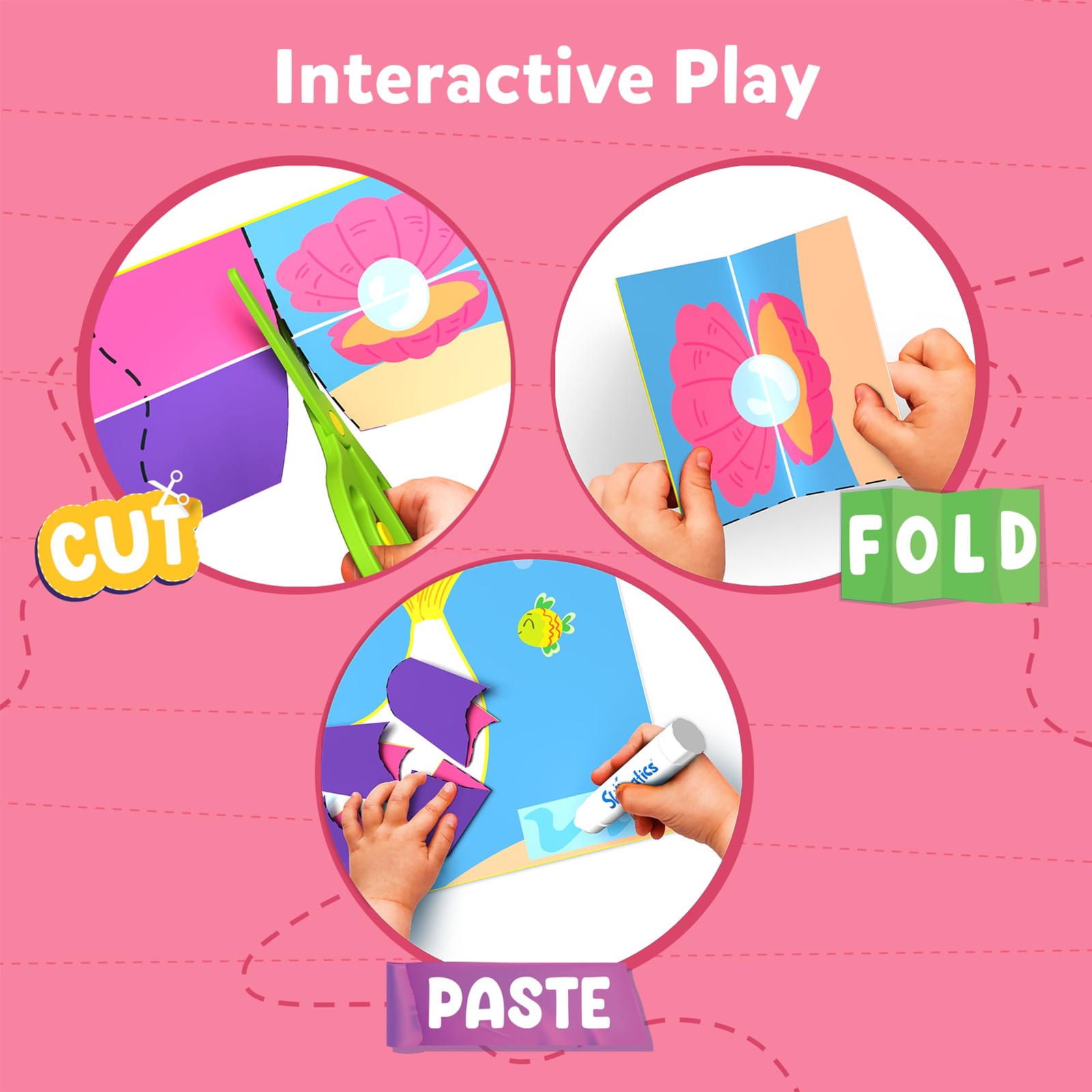 Scissor Skills Activity Book – Snip Snip, 25 Fun Cutting & Creative Activitie…