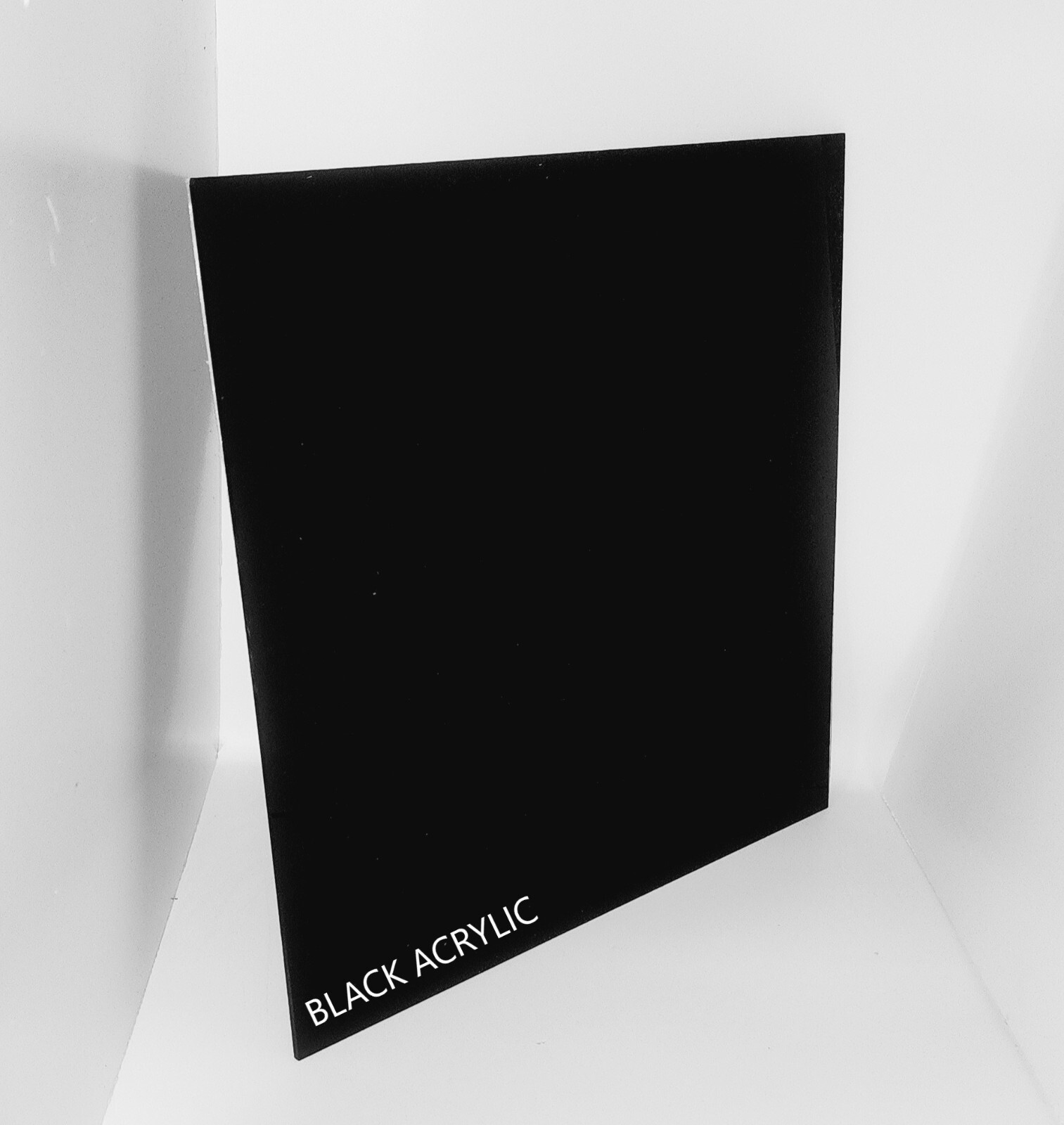 BLACK OPAQUE ACRYLIC PLEXIGLASS SHEET DURABLE WATER PROOF 1/2″ THICK ^