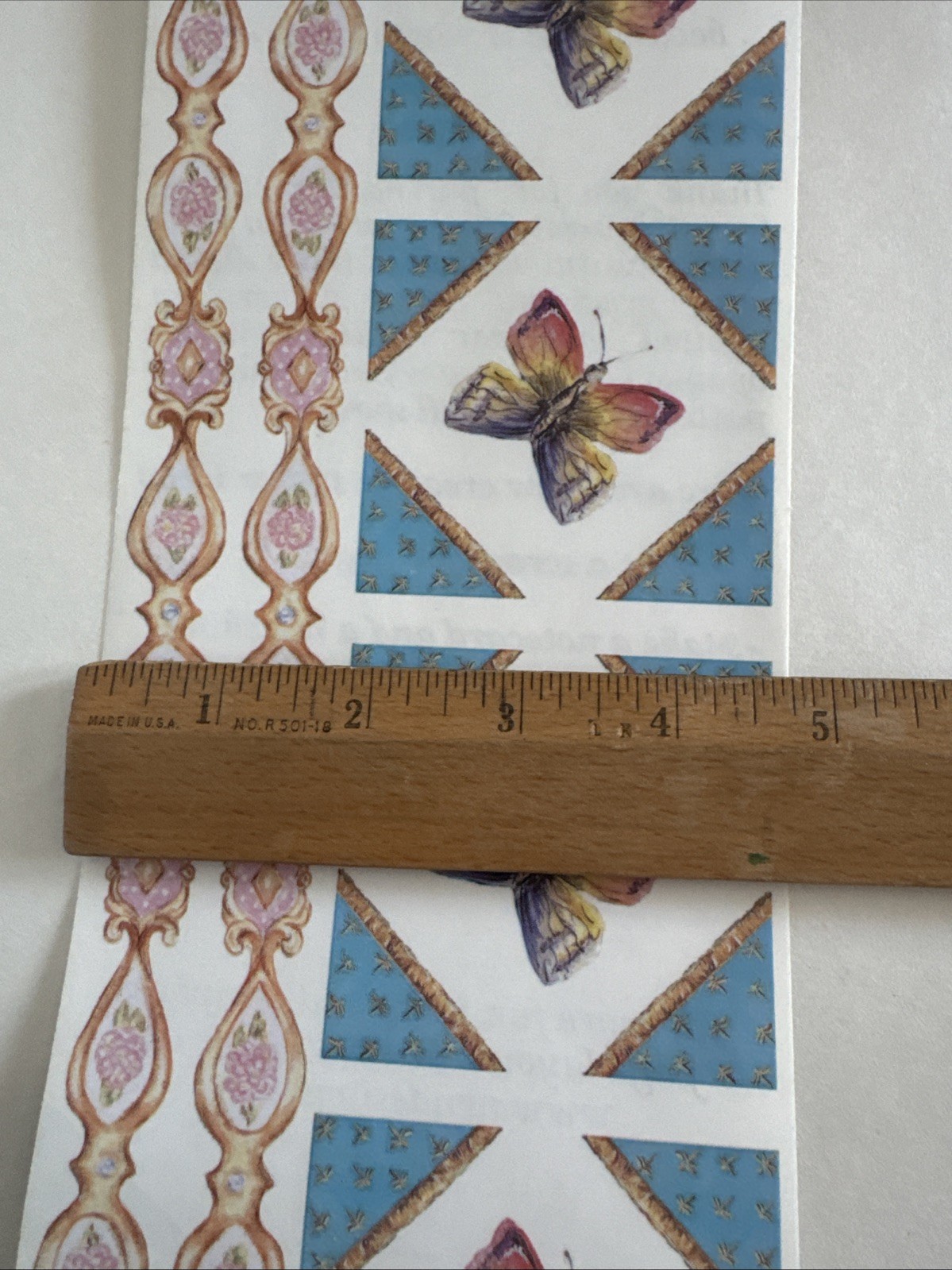 Butterflies Sticker ROLL NRN Designs Stickers Scrapbook Butterfly Border Corners