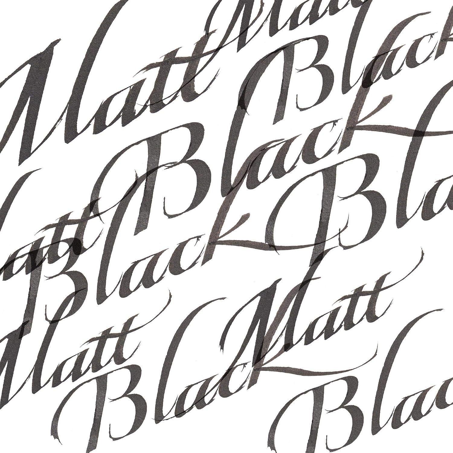 Calligraphy Ink, 30ml 1-oz Bottle, Matt Black