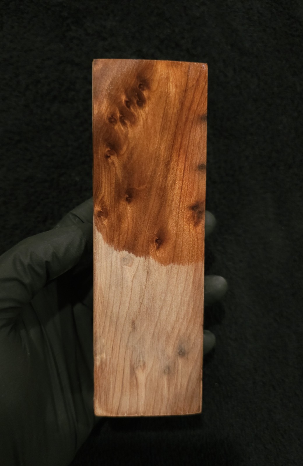 Stabilized Old Growth Birdseye Redwood Block – Knife Scales/Pen Blanks