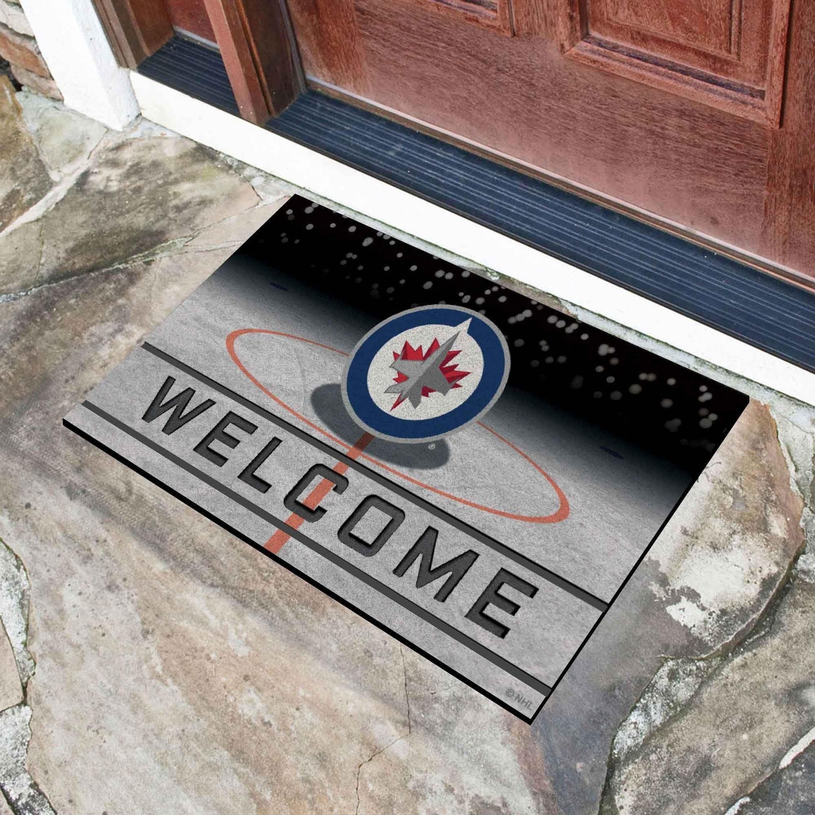 FANMATS NHL Unisex-Adult Modern Winnipeg Jets 1’7″ x 2’6″ (Rectangular)