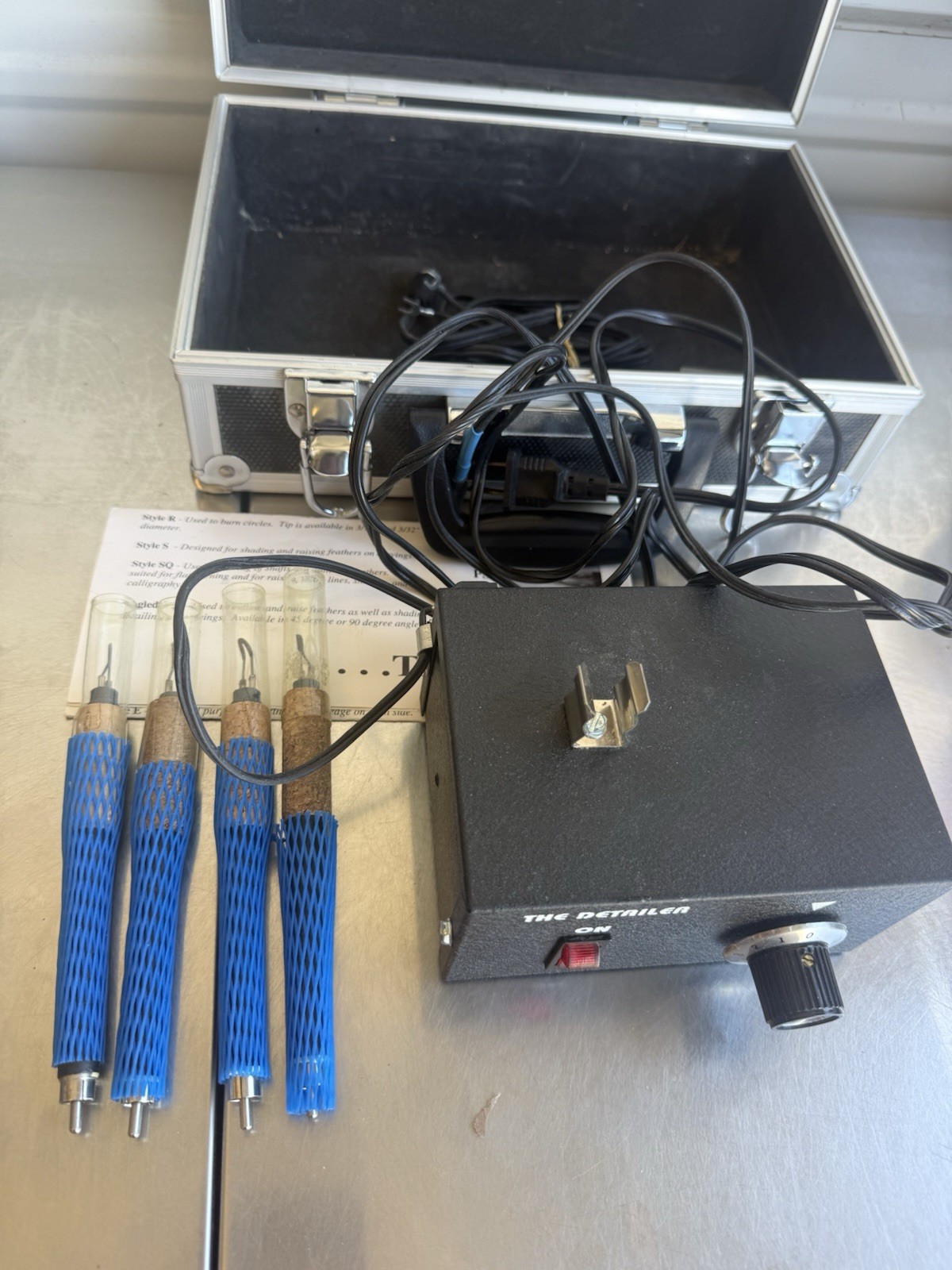 Colwood Electronics The DETAILER Wood Burner Main Unit with 4 pens