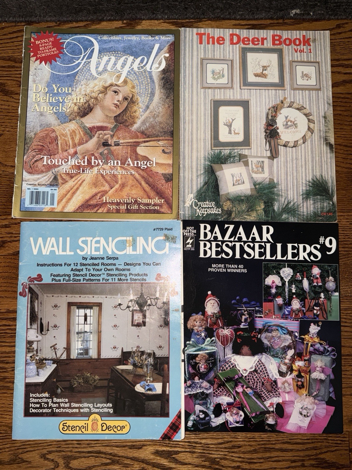 Seller Preview Vintage Tole Painting Book Lots Folk Art Watercolor Craft