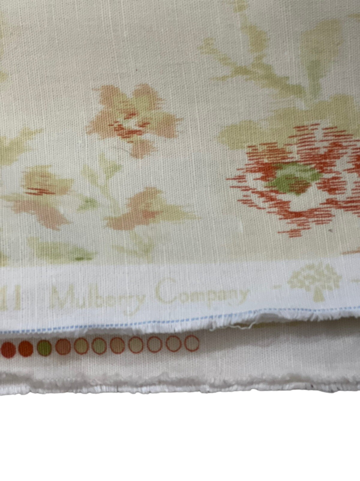 Mulberry Company Home Decor Fabric ‘Faded Flowers’ 54” Wide 4.5 Yards