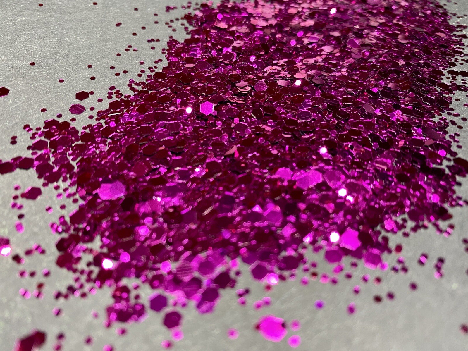Chunky Purple Polyester Glitter 2oz Shaker Bright Metallic Glitter For Crafting