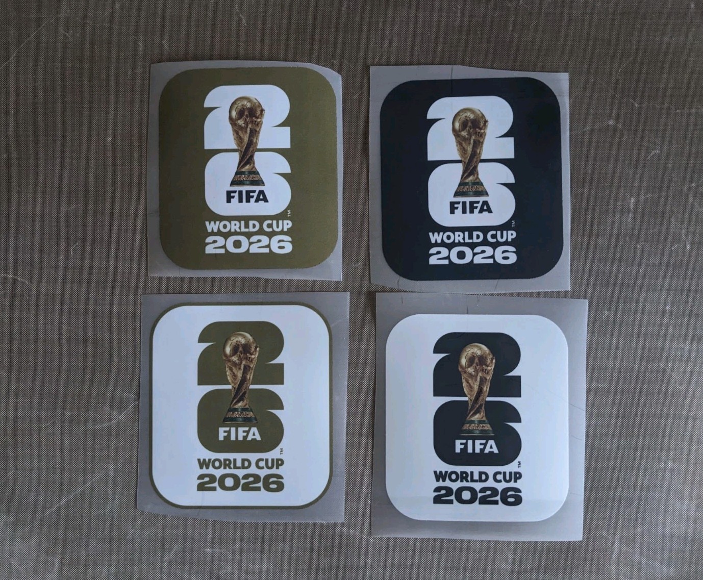 4-PIECE FIFA WORLD CUP 2026 PATCHES USA MEXICO