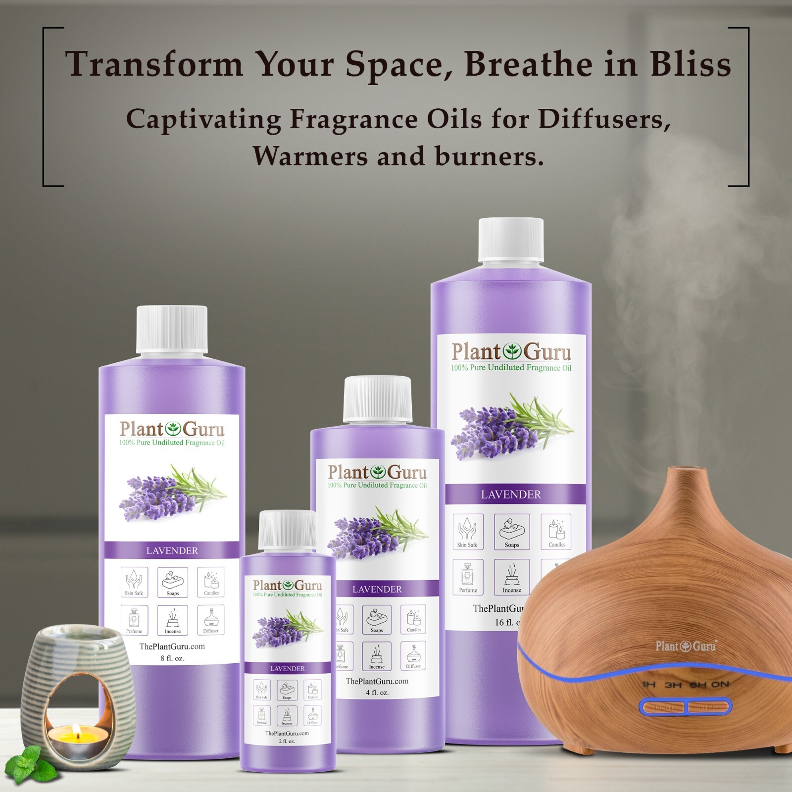 Lavender Fragrance Oil For Candle, Soap Making, Diffuser and Burners