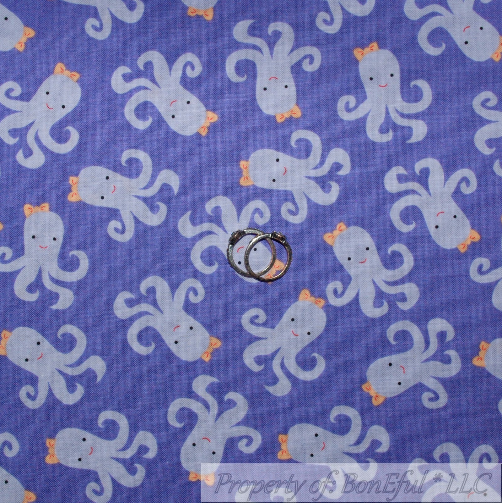 BonEful Fabric FQ Cotton Quilt Pastel Purple Girl White Flower Shabby Chic Mask