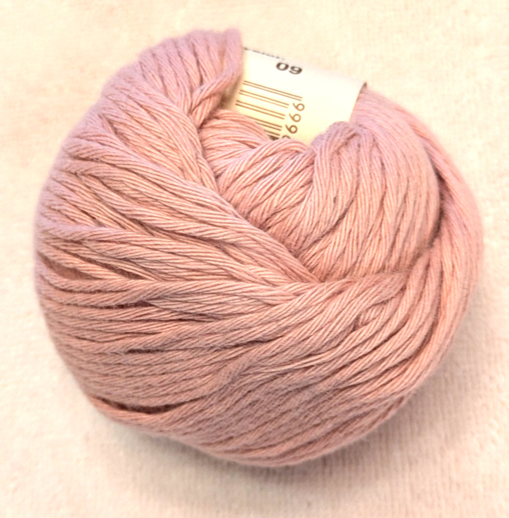5 Ball Lot Debbie Bliss “Cotton Angora” Aran Wt Cotton Angora Blend Yarn in Pink