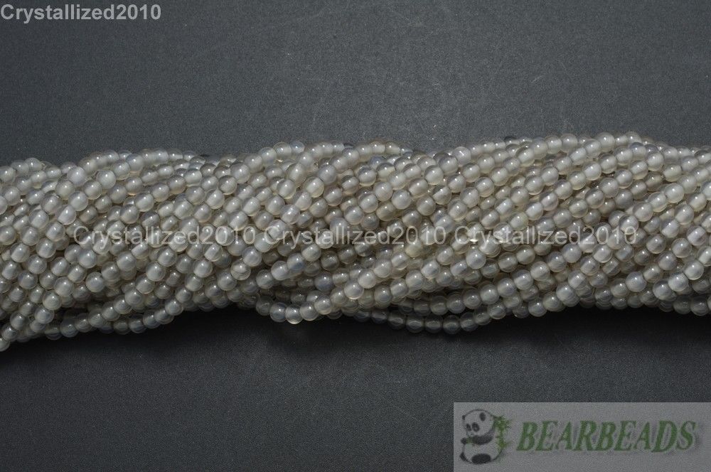 Wholesale Natural Gemstones Round Ball Spacer Healing Reiki Beads 2mm 3mm 15.5”
