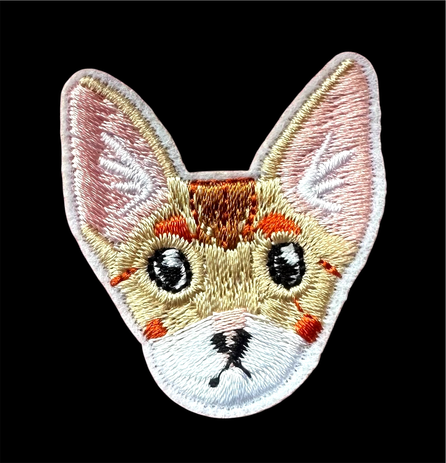 Cute Animal Face embroidered Iron-On 1+1/2 x 1+3/4 inch FREE SHIPPING