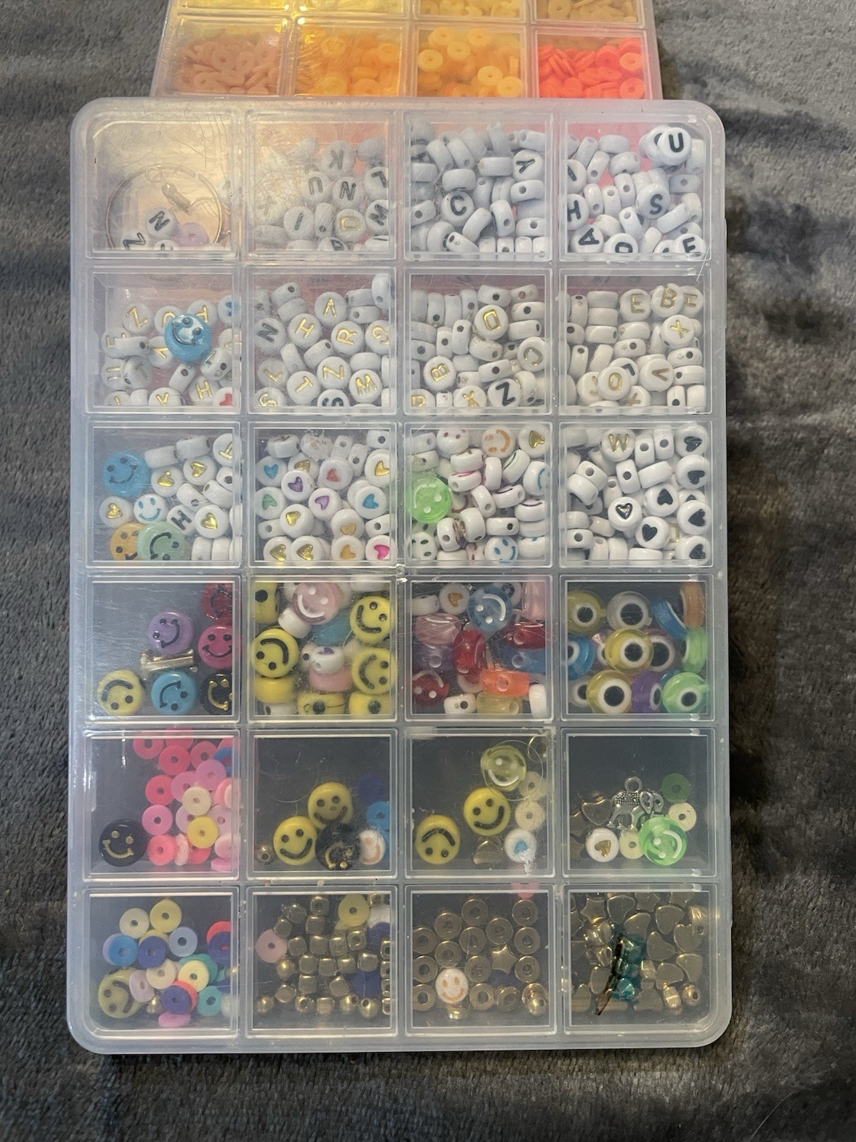 Multicolor Plastic Rondelle Spacer Beads Assorted Sets (opened) Other Beads