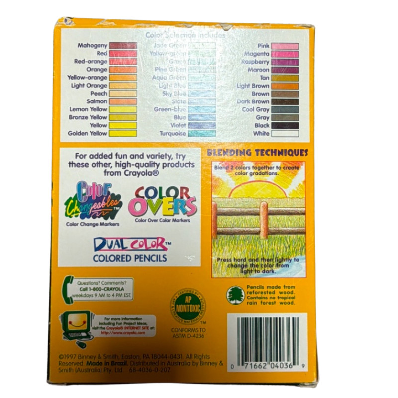 Crayola Pre-Sharpened Colored Pencils Set, 36 Count, for All Ages