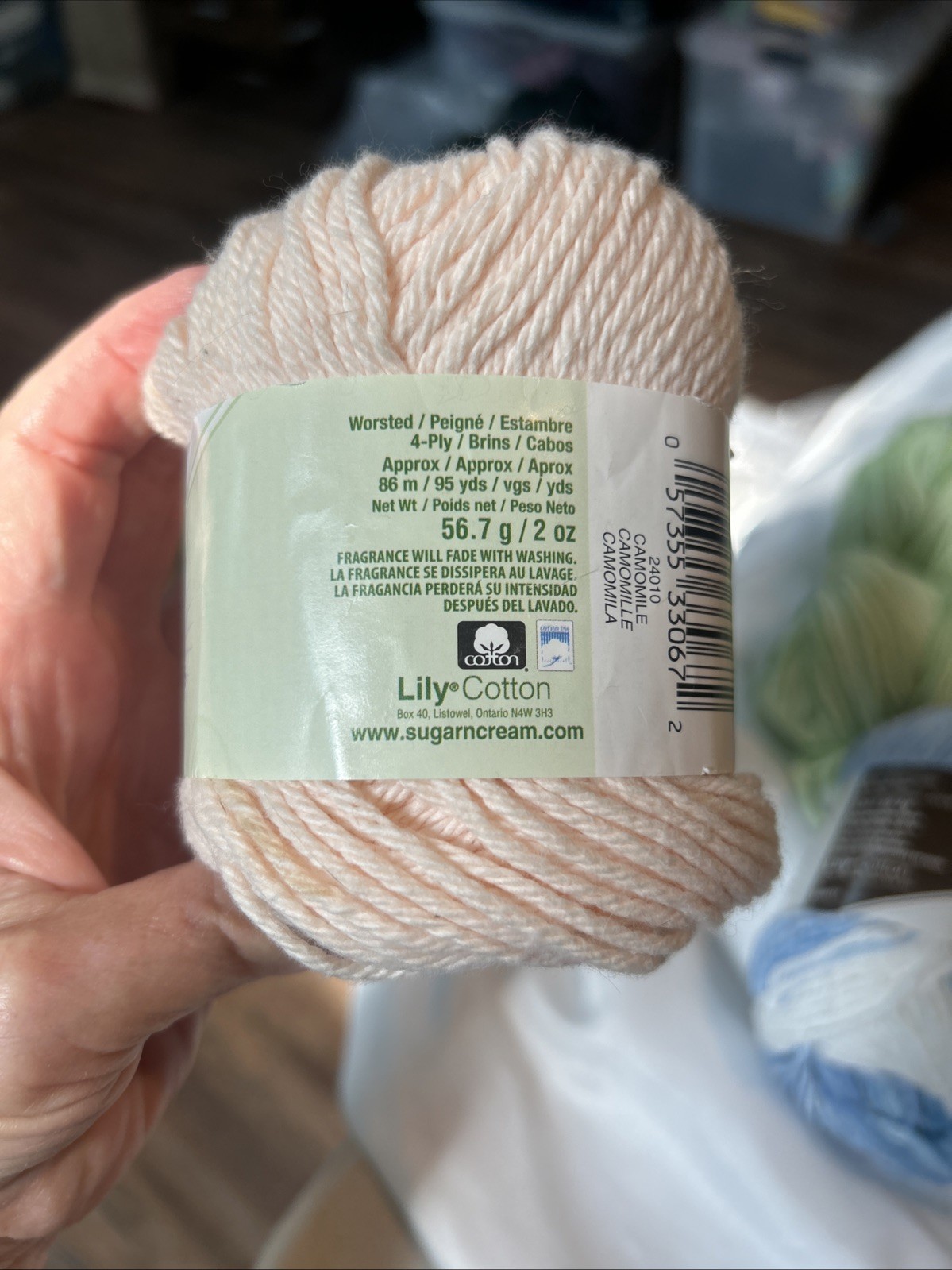 10 Skeins Lily Cotton Yarn Sugar N Cream Assorted Colors