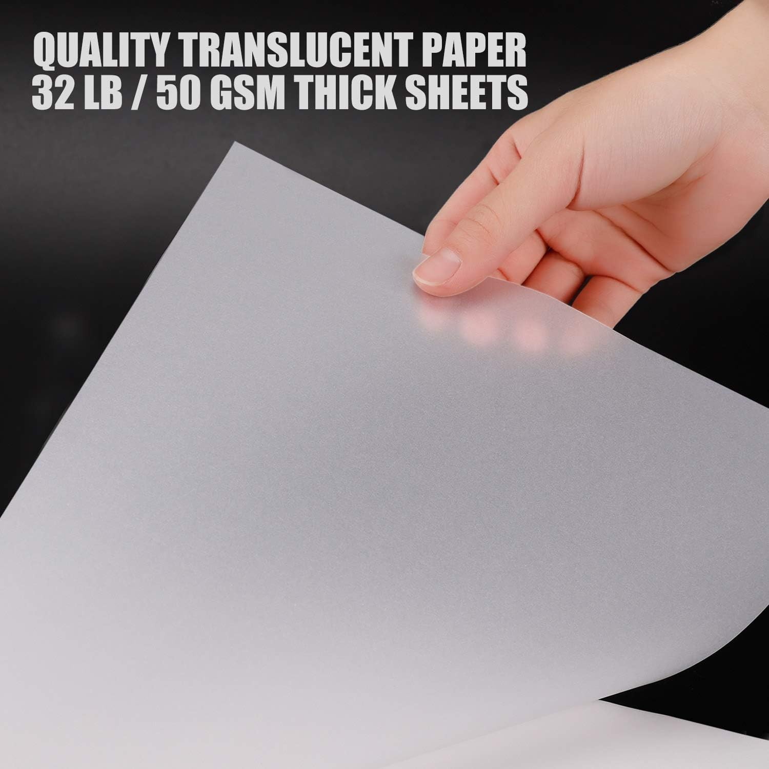 Bachmore 9″x12″ Artist Tracing Paper Pad – 75 Sheets, Acid-Free & Eco-Friendly