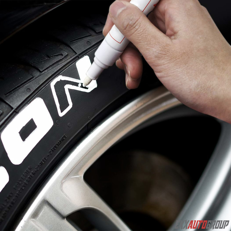 Tire Ink Permanent Marker Tyre Lettering Paint Pen USA Seller TOYO 4 Pack White