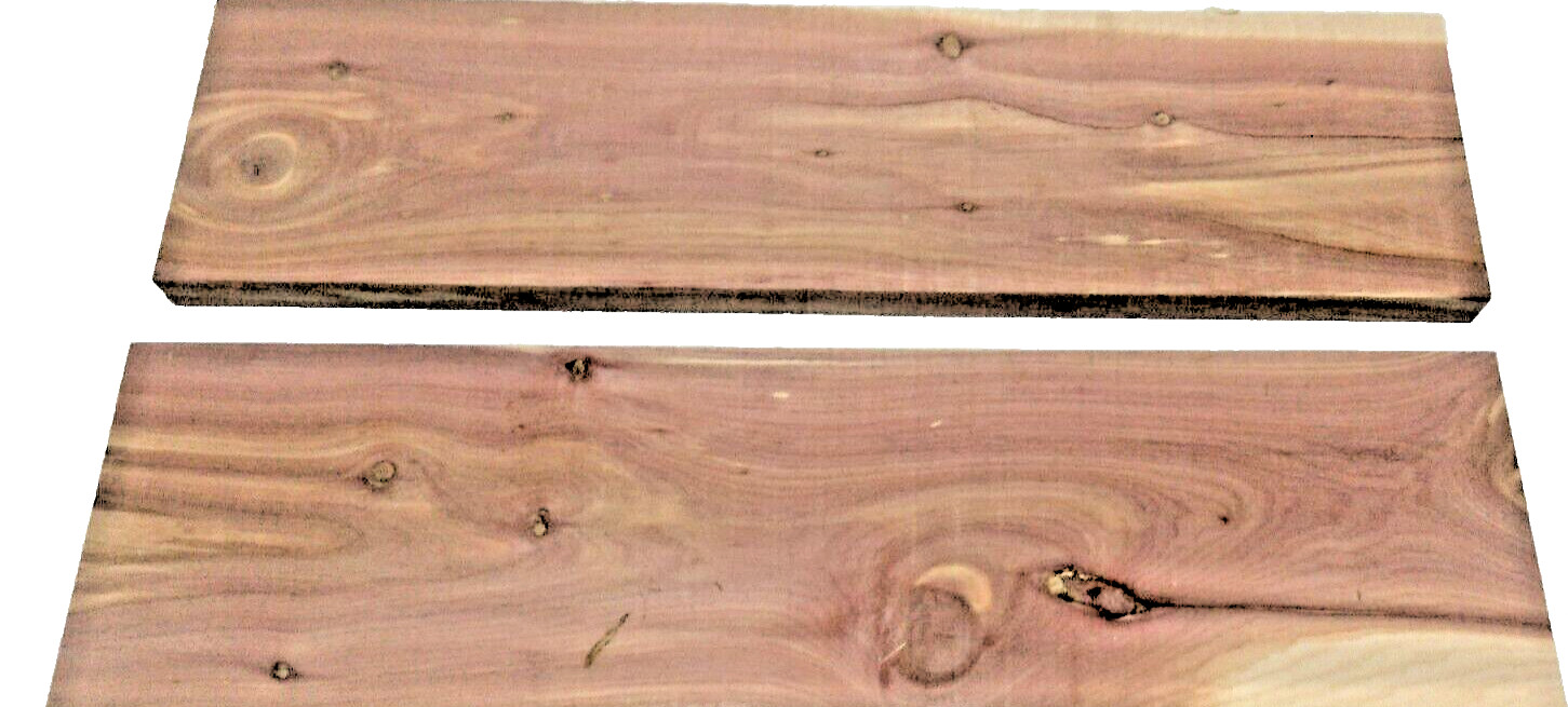 1 AROMATIC RED/WHITE CEDAR 1″ x 6″ x 24″ Lumber Decorative Board MILLED KILN DRY