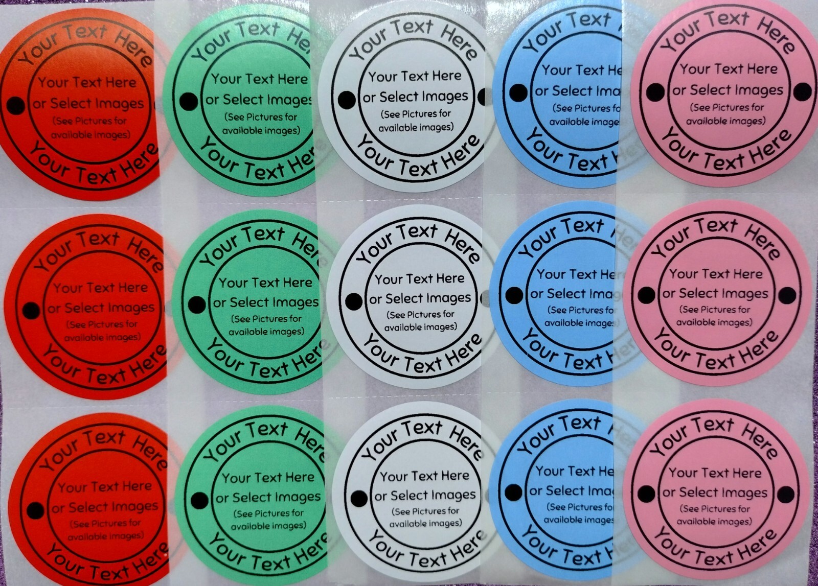 40 CUSTOM BUSINESS STICKERS SEALS LABELS 2″ ROUND WATERPROOF THANK YOU YOUR WAY