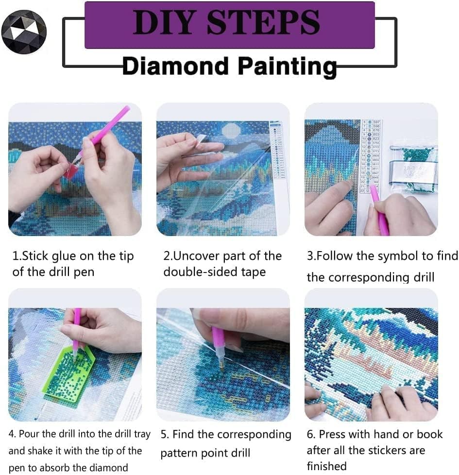 Halloween Ghost Flower Diamond Painting Kit for Adults 5D Art