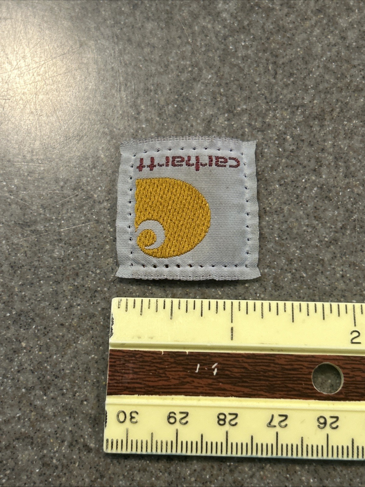 Carhartt Fabric Tag Patch Sew Stitch On LOGO PATCH 100% AUTHENTIC 1 1/4×1 1/4”