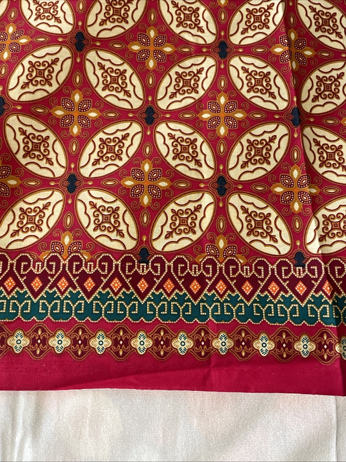 100% Traditional Cotton Fabric from Indonesia Multicolor BTY. 45” Wide New