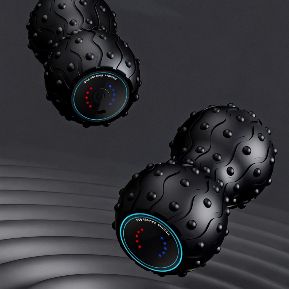 5-Speed Vibrating Massage Ball – Peanut Massager and Vibrating Foam Roll APL