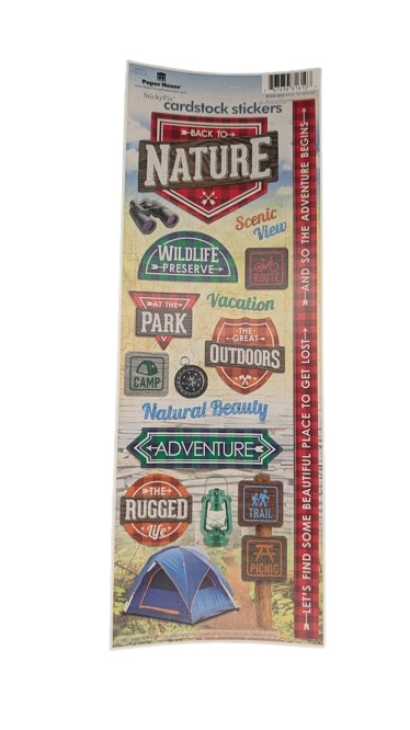 Themed Scrapbook Stickers Sheet Lot City Vacation Outdoor Travel Paper Cardstock