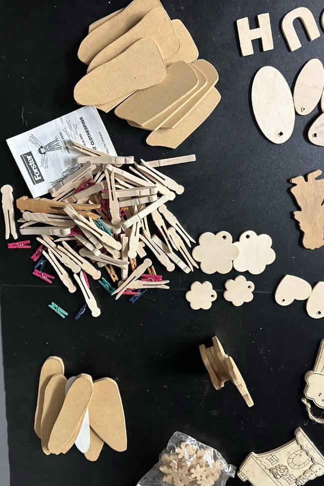 Lot Of Vintage Solid Wood Working Shapes/tags/etc All Sizes/occasions 170+ Craft