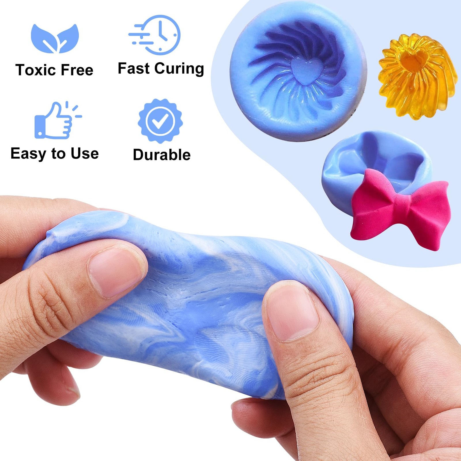 Silicone Putty – 7/8 LB Flexible Mold Making Kit – 400g