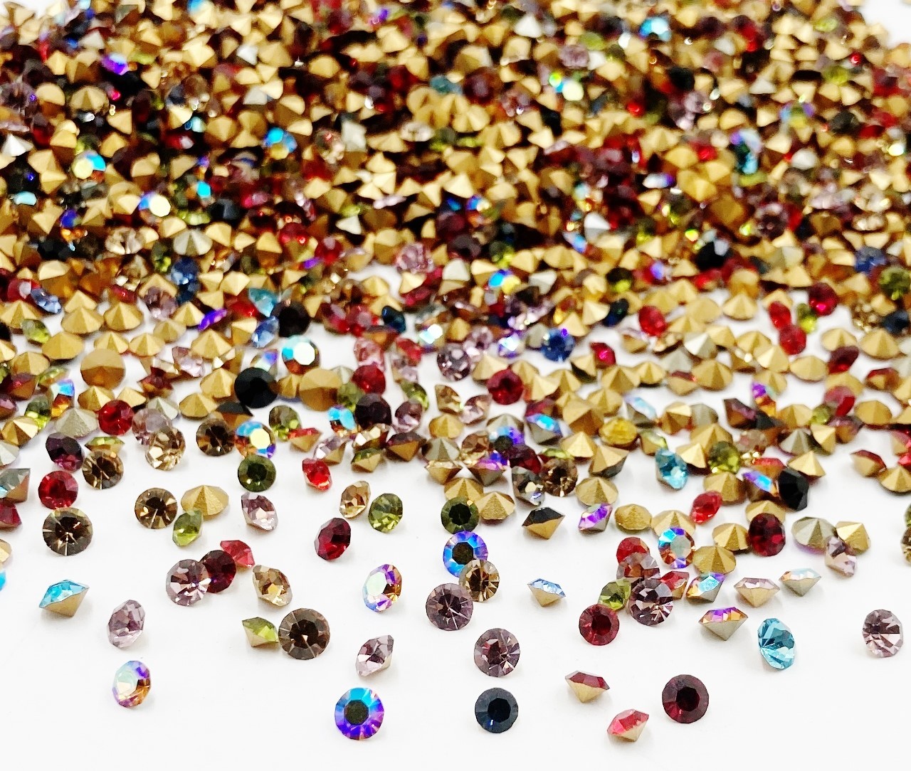 100 Vintage Preciosa Crystal 4mm. To 5mm. Rhinestones – Jewelry Repair J56
