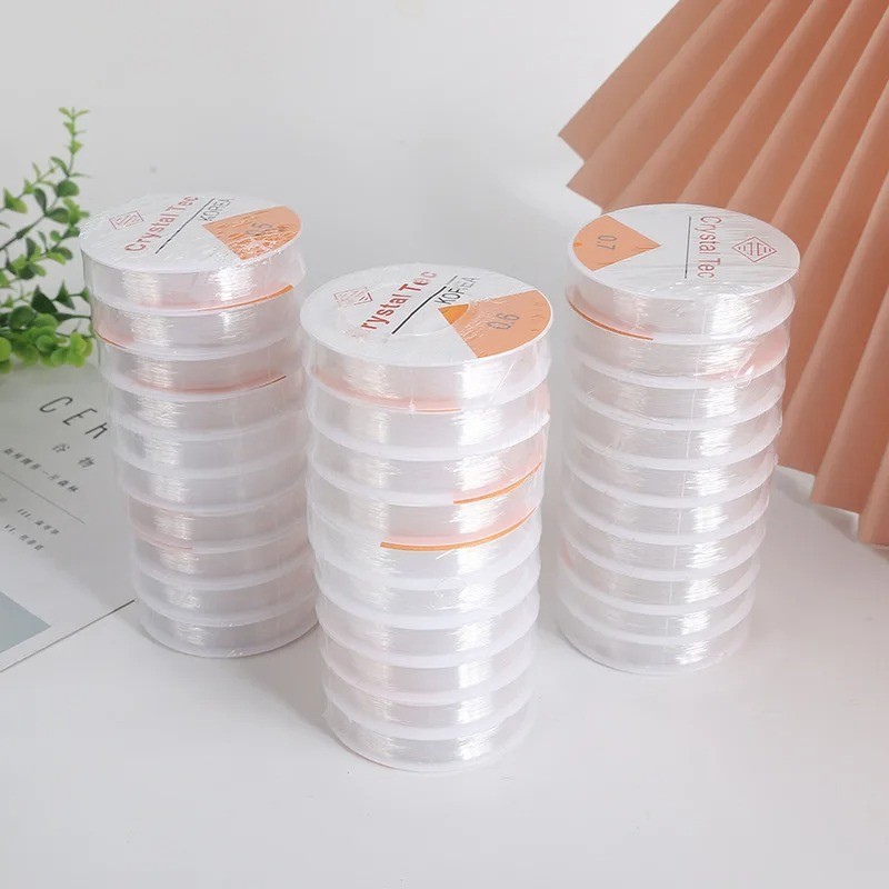 Elastic String for Bracelets Stretchy Bead Cord Jewelry Making Beading 0.4-1 mm