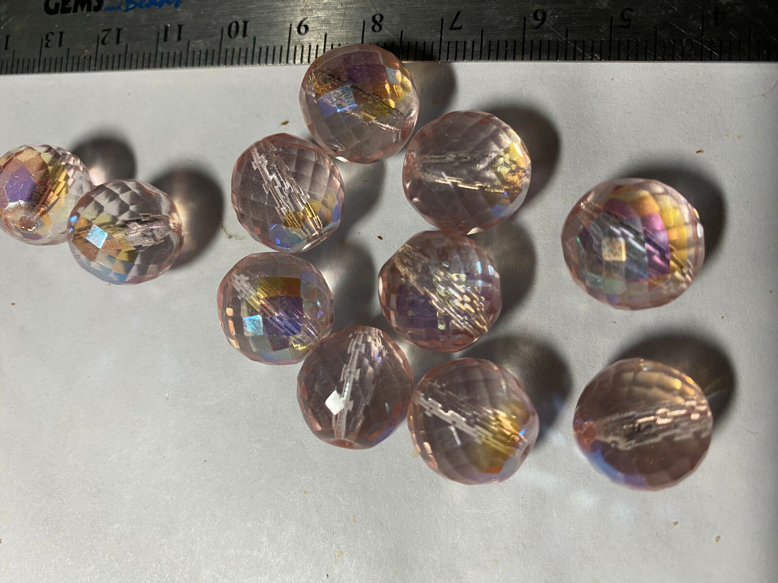Czech Fire Polished Crystal Beads 14mm 16mm ****UPICK**** 14mm 16mm