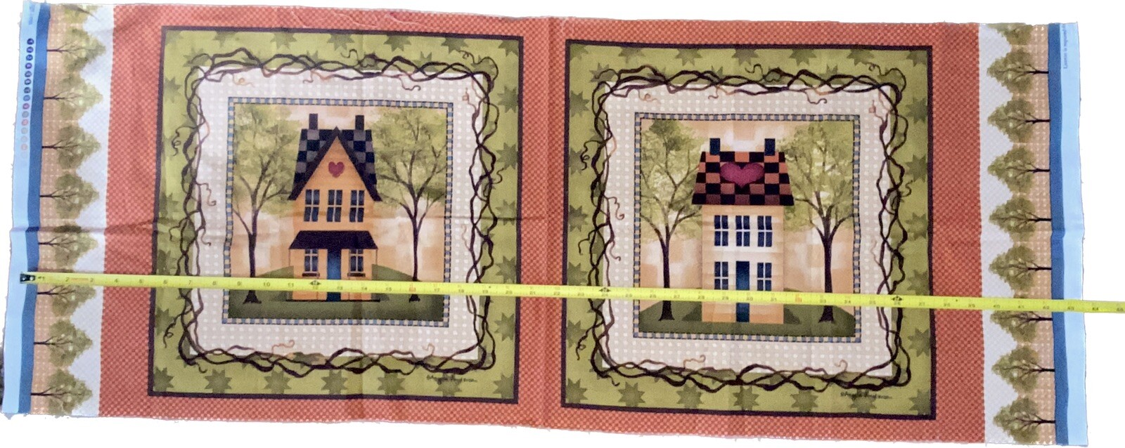 COUNTRY COTTAGE CUT & SEW PILLOW PANNEL BY ANGELA ANDERSON FOR VIP CRANSTON