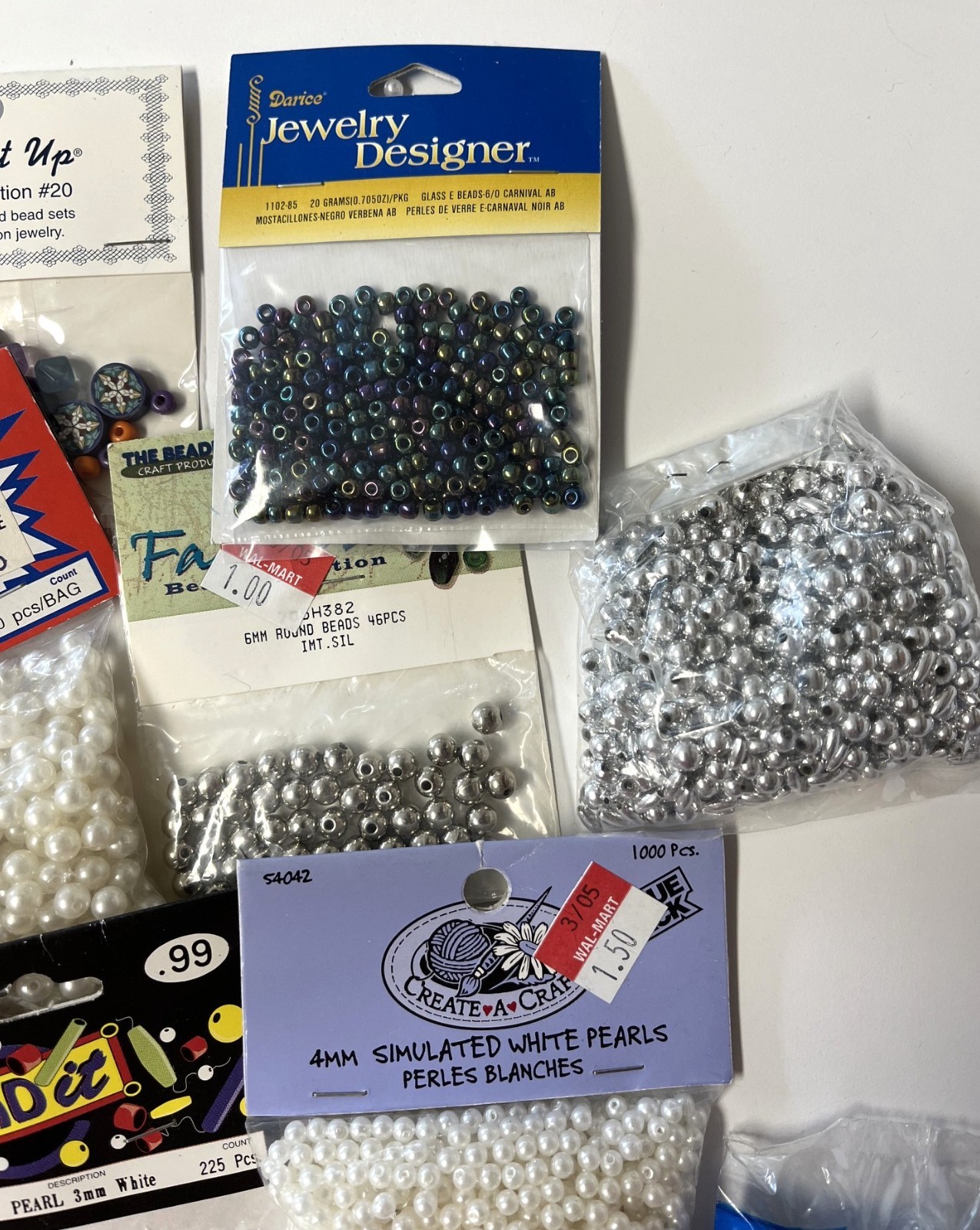 Lot of Jewelry Making Beads Some Designer, Some Glass, Dress It Up & More!