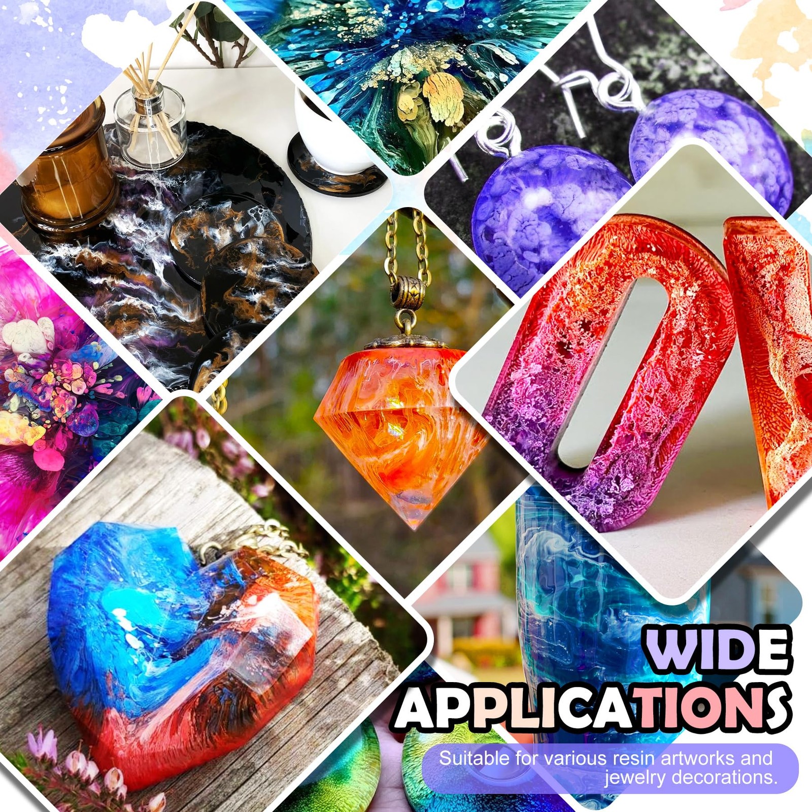 White Alcohol Ink for Epoxy Resin, 7oz Ink, Inks 200ml,