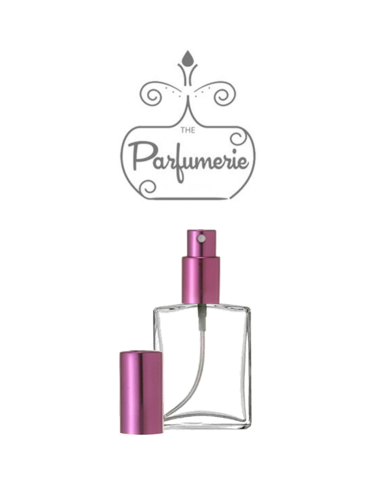 Perfume Spray Glass Atomizer 1 oz. (30 ml) 2 oz. (60 ml) Empty, Refillable, Flat