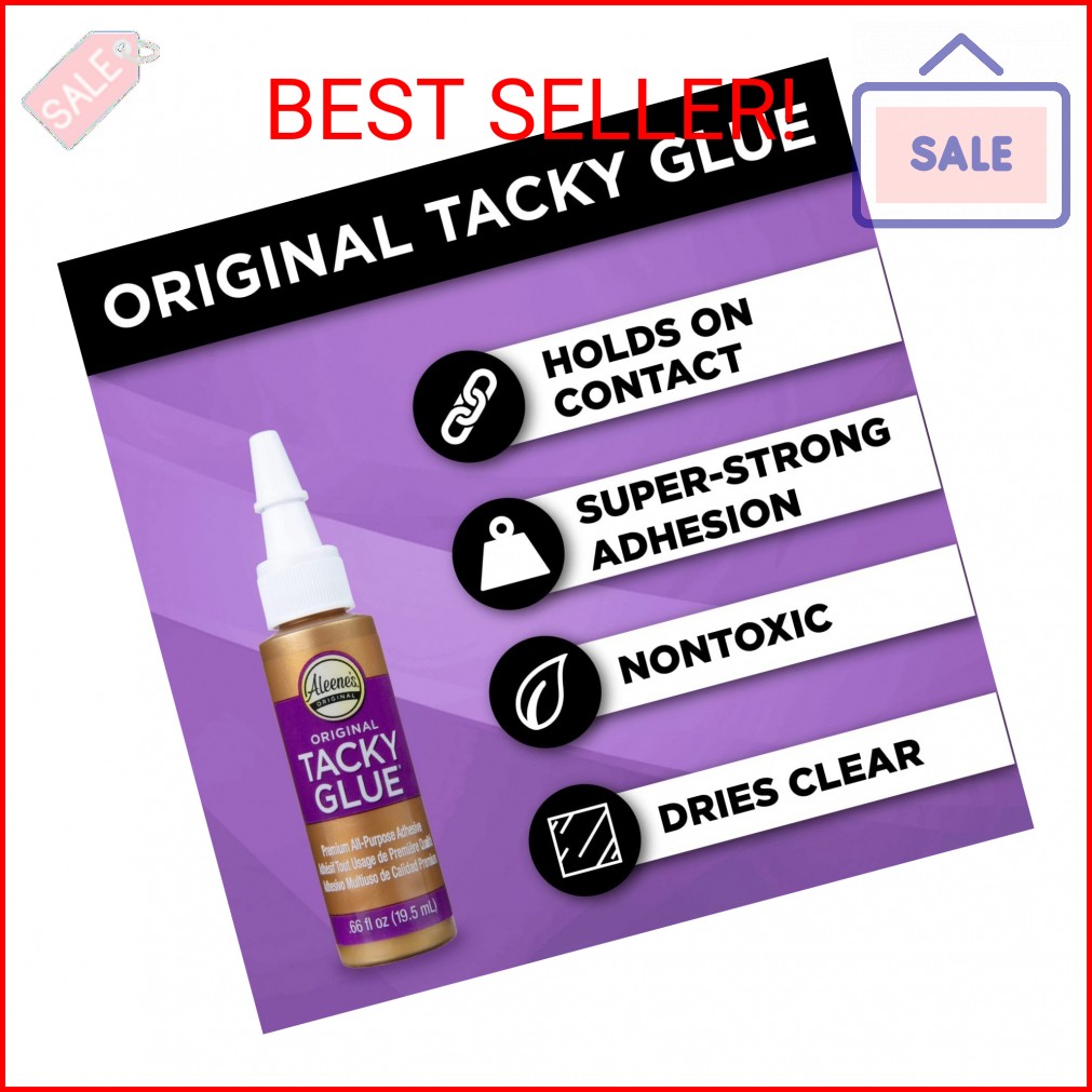 Aleene’s Original Tacky Glue Mini Tacky .66 fl. oz. (24355)