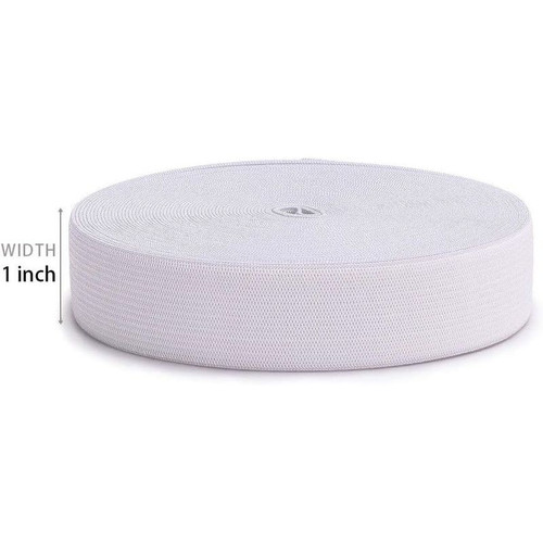Elastic Bands for Sewing 1 Inch 32 Yards White Knit 1 * 32 Yard,